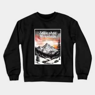 Snowshoe mountain ski west virginia usa Crewneck Sweatshirt